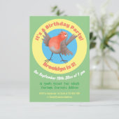 Cute-pingle cartoon kaart (Staand voorkant)