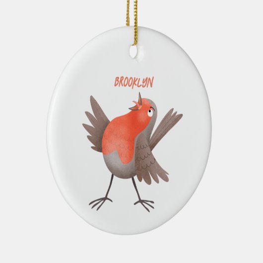 Cute-pingle cartoon keramisch ornament (Rechts)