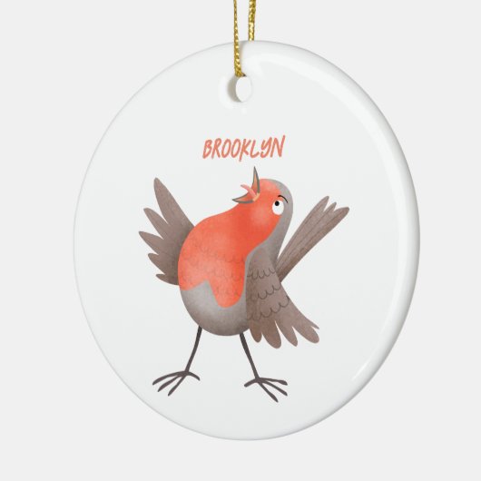 Cute-pingle cartoon keramisch ornament (Links)