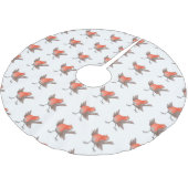 Cute-pingle cartoon kerstboom rok (Gekanteld)