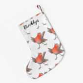 Cute-pingle cartoon kleine kerstsok (Achterkant (Hangend))