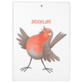 Cute-pingle cartoon klembord (Achterkant)