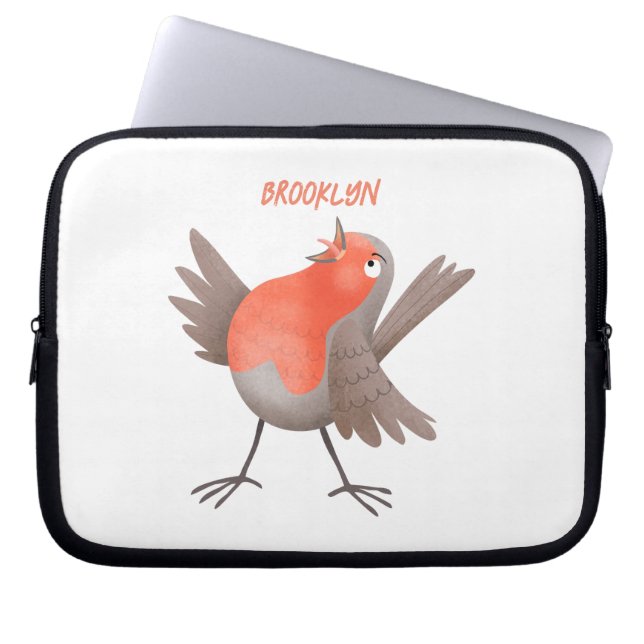 Cute-pingle cartoon laptop sleeve (Voorkant)