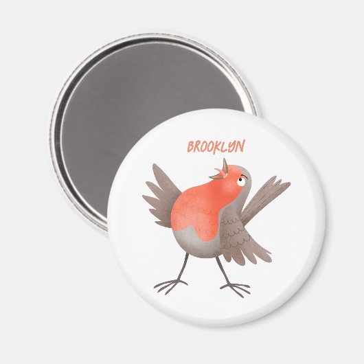 Cute-pingle cartoon magneet (Voorkant / Achterkant)