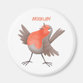 Cute-pingle cartoon magneet (Voorkant)