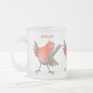 Cute-pingle cartoon matglas koffiemok