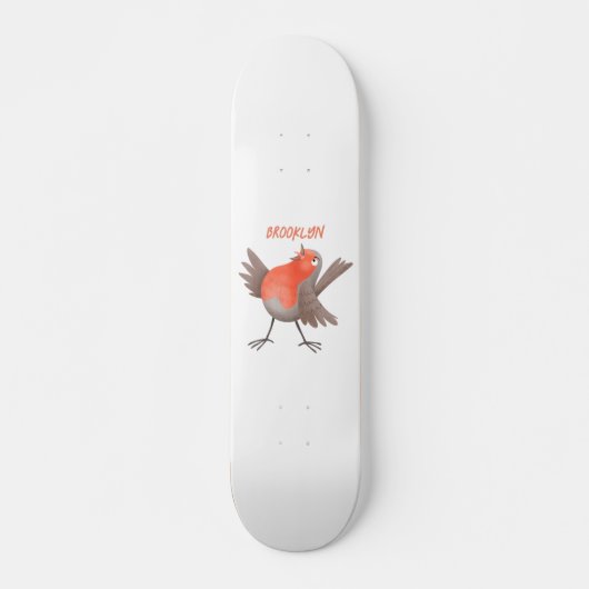 Cute-pingle cartoon persoonlijk skateboard (Voorkant)