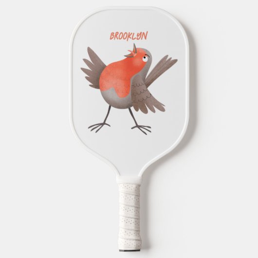 Cute-pingle cartoon pickleball paddle (Voorkant)