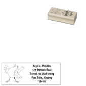 Cute-pingle cartoon rubberstempel (Gestempeld)