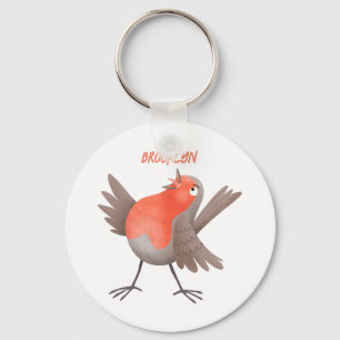 Cute-pingle cartoon sleutelhanger