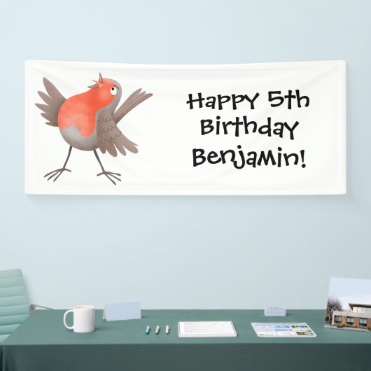 Cute-pingle cartoon spandoek (Beurs)