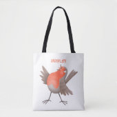 Cute-pingle cartoon tote bag (Voorkant)