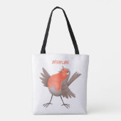 Cute-pingle cartoon tote bag (Achterkant)