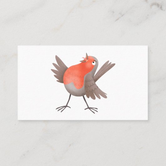 Cute-pingle cartoon visitekaartje (Achterkant)