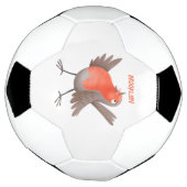 Cute-pingle cartoon voetbal (Gedraaid)