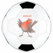 Cute-pingle cartoon voetbal (Voorkant)