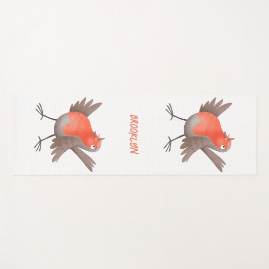 Cute-pingle cartoon yogamat (Voorkant (horizontaal))