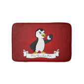 Cute pinguin cartoon badmat (Voorkant)