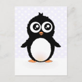 Cute pinguin cartoon briefkaart (Voorkant)