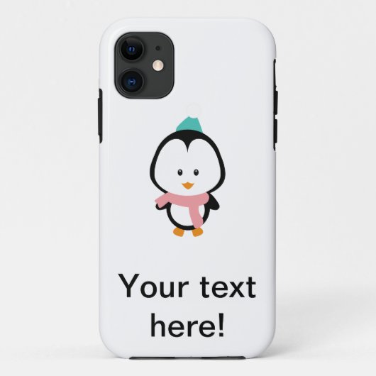 Cute pinguin cartoon Case-Mate iPhone case (Achterkant)