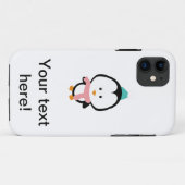 Cute pinguin cartoon Case-Mate iPhone case (Achterkant (horizontaal))