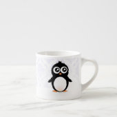 Cute pinguin cartoon espresso kop (Rechts)