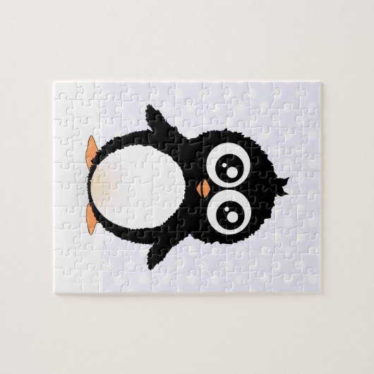 Cute pinguin cartoon legpuzzel (Horizontaal)