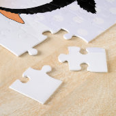Cute pinguin cartoon legpuzzel (Zijkant)