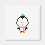Cute pinguin cartoon magneet (Voorkant)