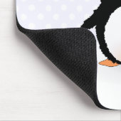 Cute pinguin cartoon muismat (Hoek)