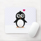 Cute pinguin cartoon muismat (Met muis)