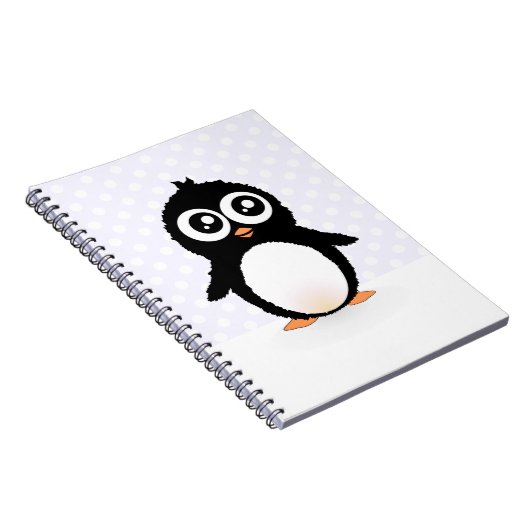 Cute pinguin cartoon notitieboek (Rechterzijde)