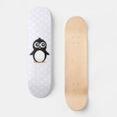 Cute pinguin cartoon persoonlijk skateboard (Voorkant)