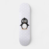 Cute pinguin cartoon persoonlijk skateboard (Voorkant)