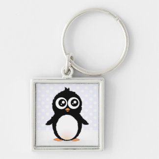 Cute pinguin cartoon sleutelhanger