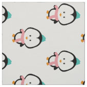 Cute pinguin cartoon stof (Swatch)