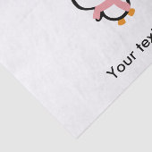 Cute pinguin cartoon tissuepapier (Detail)