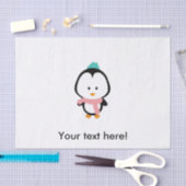 Cute pinguin cartoon tissuepapier (Craft)