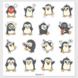 Cute Pinguïn Emoji Sticker Pack