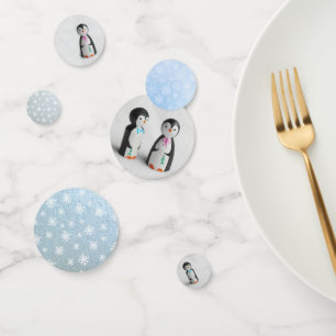 Cute Pinguïn Feestje Confetti