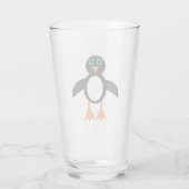 Cute pinguin glas (Achterkant)