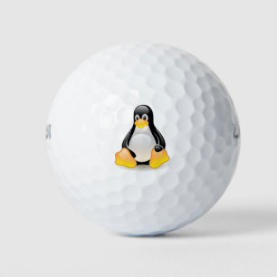 Cute pinguin golfballen