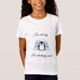 Cute Pinguïn & Igloo T-Shirt – Arctisch Dierenontw