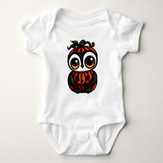Cute Pinguïn Jack-o'-Lantern Halloween Kostuum Romper