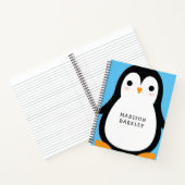 Cute Pinguïn Kinderen Notitieboek (Binnen)
