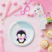 Cute pinguin papieren bordje (Feest)