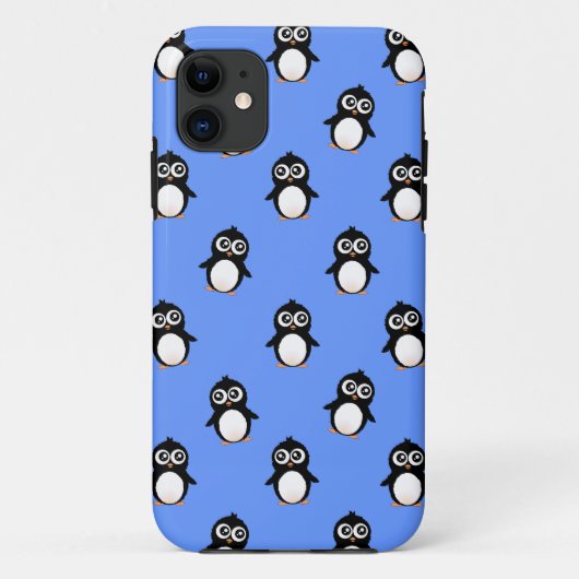 Cute pinguin patroon Case-Mate iPhone case (Achterkant)