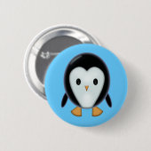 Cute Pinguïn Pinback Knop Ronde Button 5,7 Cm (Voorkant /achterkant)
