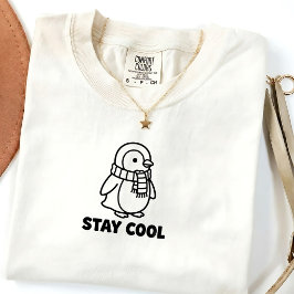 Cute Pinguïn Quote Winter Unisex T-shirt