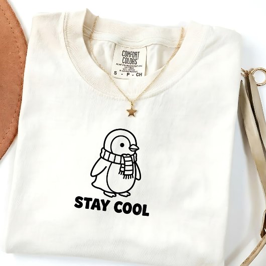 Cute Pinguïn Quote Winter Unisex T-shirt